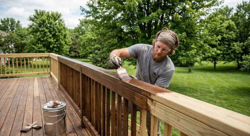Deck Staining Service