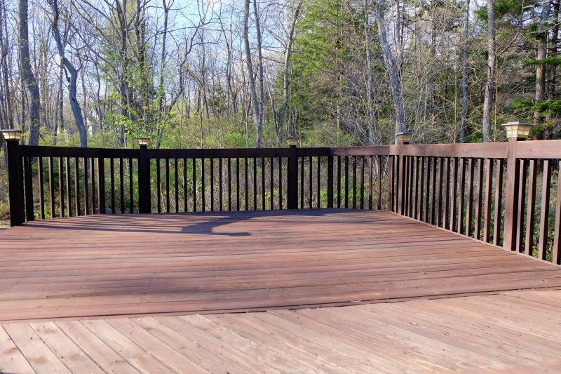Products For Deck Rail Stainings in use